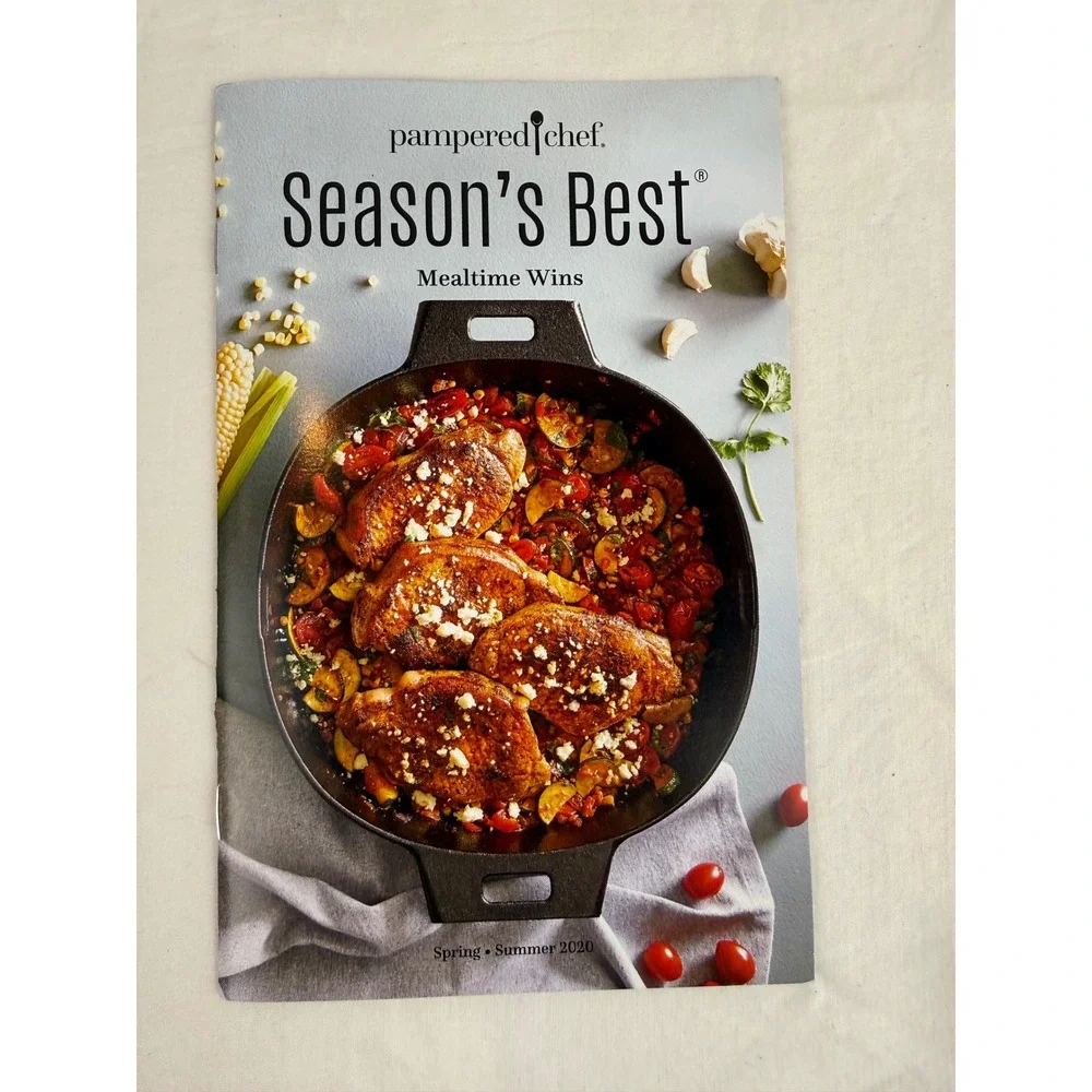 Pampered Chef Seasons Best Recipe Booklets Lot of 5‎ Cookbooks 2015-2020 Mixed